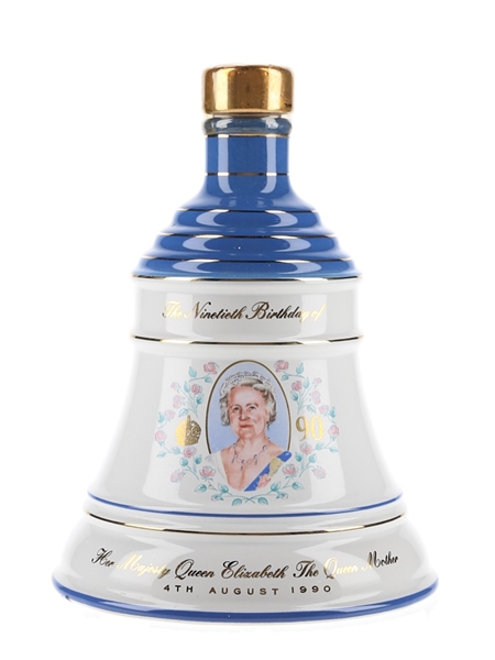 Bell's Ceramic Decanter The Queen Mother's 90th Birthday 75cl / 43%