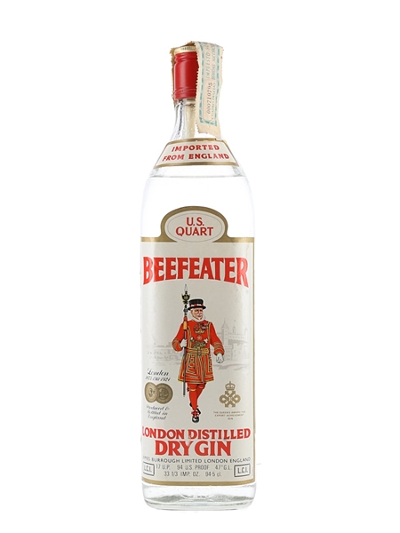 Beefeater Dry Gin Bottled 1970s 94.5cl / 47%