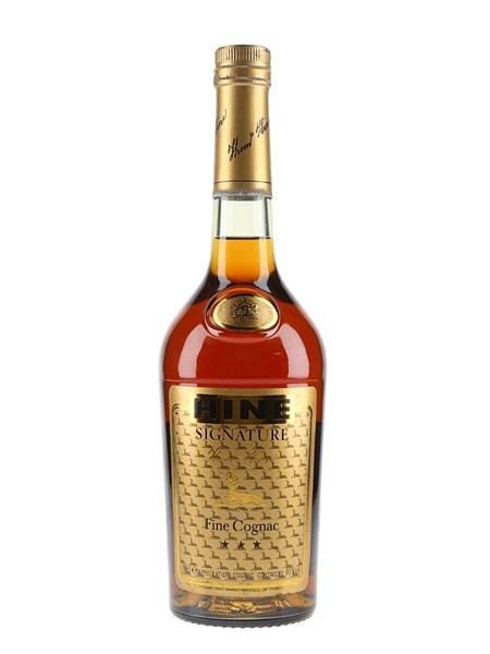 Hine Signature 3 Star Bottled 1980s 68cl / 40%