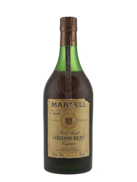 Martell Cordon Bleu Bottled 1970s - Numbered Bottle 68cl / 40%