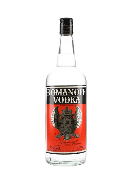 Romanoff Vodka Bottled 1960s 100cl / 37.5%