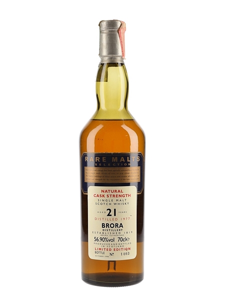 Brora 1977 21 Year Old Bottled 1998 - Rare Malts Selection 70cl / 56.9%