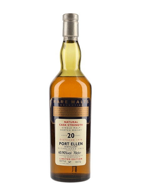 Port Ellen 1978 20 Year Old Bottled 1998 - Rare Malts Selection 70cl / 60.9%