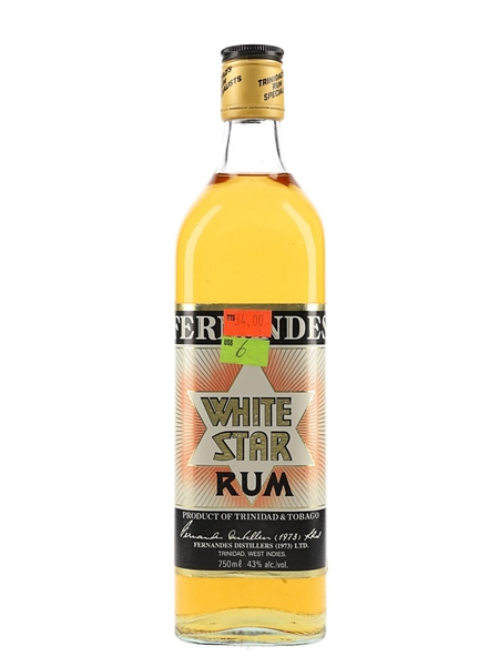 Fernandes White Star Rum Bottled 1980s 75cl / 43%