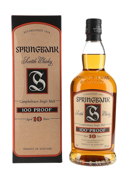 Springbank 10 Year Old 100 Proof Bottled 2000s 70cl / 57%