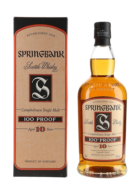 Springbank 10 Year Old 100 Proof Bottled 2000s 70cl / 57%