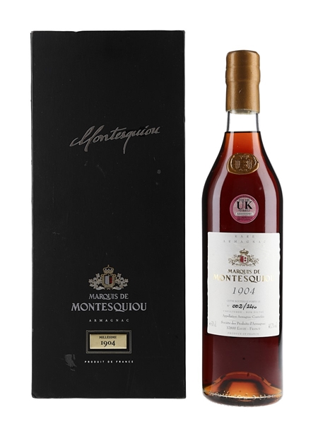 Marquis De Montesquiou Millesime 1904 Armagnac - Lot 159892 - Buy