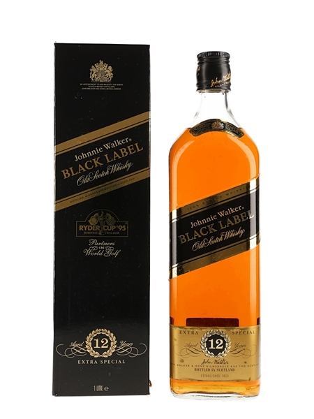 Johnnie Walker Black Label 12 Year Old Ryder Cup 1995 100cl / 43%