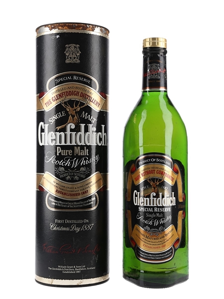 Glenfiddich Special Reserve Pure Malt Bottled 1990s 100cl / 40%