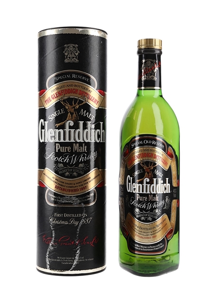 Glenfiddich Special Old Reserve Pure Malt Bottled 1980s 75cl / 40%