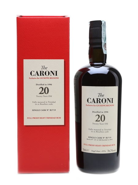 Caroni 1996 Full Proof Trinidad Rum 20 Year Old - Velier - Exclusive For Giuseppe Begnoni 70cl / 70.7%