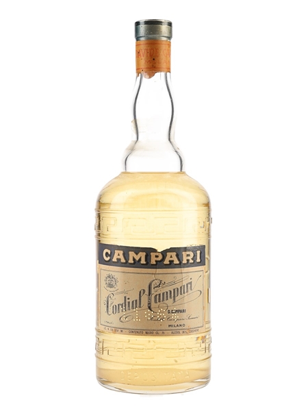 Campari Cordial Bottled 1960s 75cl / 36%