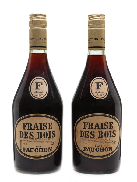 Fauchon Fraise Des Bois Raspberry Liqueur 2 x 70cl / 20%