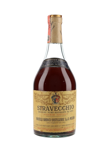 Branca Stravecchio Brandy Bottled 1970s 75cl / 42%