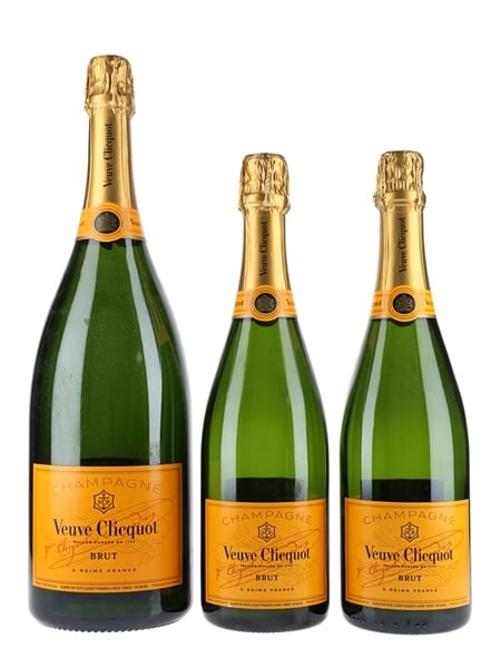 Veuve Clicquot Ponsardin Dummy Bottles Empty Display Bottles 2 x 75cl & 150cl