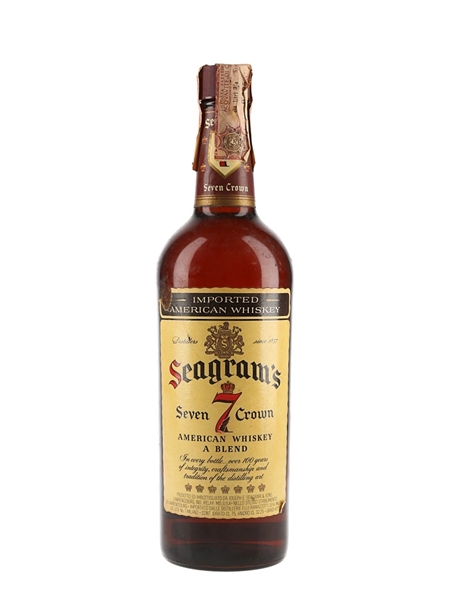 Seagram's Seven Crown Bottled 1970s - Ramazzotti 75cl / 43%