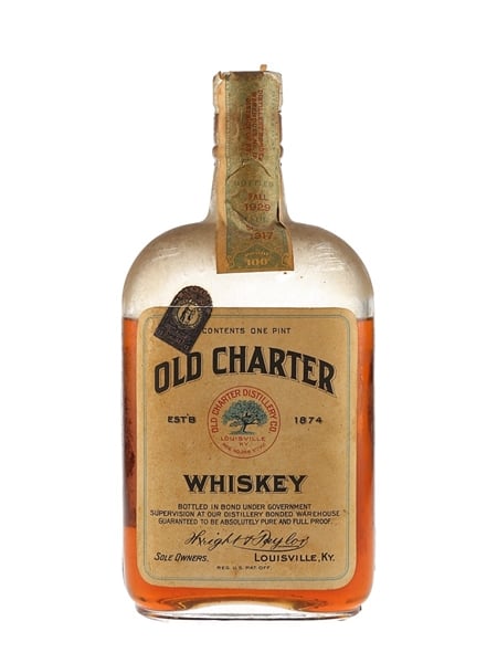 Old Charter Whiskey Made Spring 1917, Bottled Fall 1929 47cl / 50%