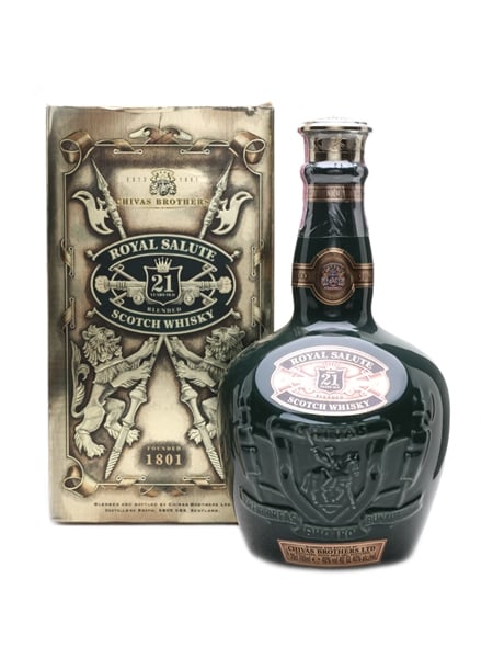 Royal Salute 21 Year Old Wade Ceramic Decanter 70cl / 40%