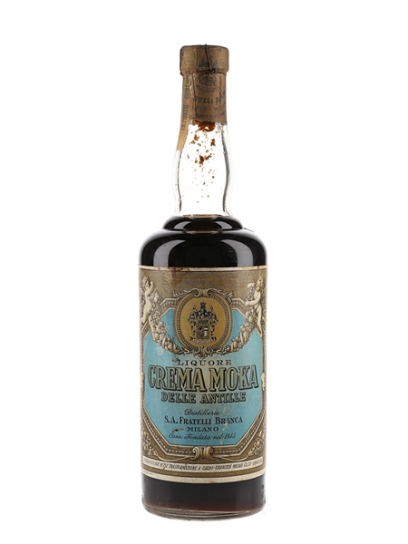 Fratelli Branca Crema Moka Delle Antille Liqueur Bottled 1950s 75cl / 28%