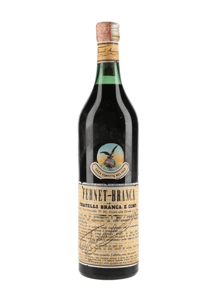 Fernet Branca Bottled 1960s-1970s 100cl / 45%