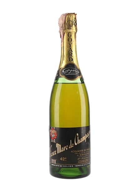 Goyard Vieux Marc De Champagne Bottled 1960s-1970s - Velier 75cl / 42%