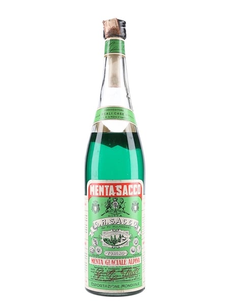 Sacco Menta Glaciale Alpina Bottled 1960s 100cl / 30%