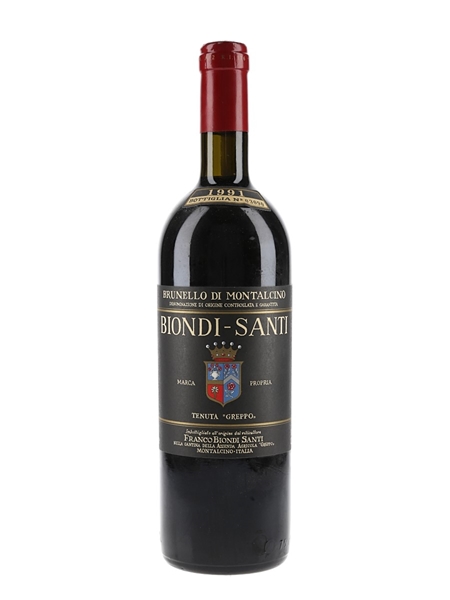 1991 Biondi Santi Brunello Di Montalcino 75cl / 13%