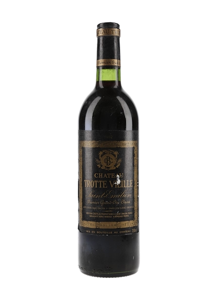 1982 Chateau Trotte Vieille Saint Emilion - Premier grand Cru Classe 75cl