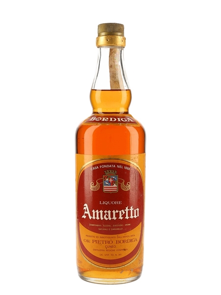 Bordiga Amaretto Liquore Bottled 1970s 75cl / 21%