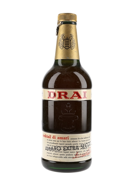 Saronno Drai Amaro Extra Secco Bottled 1950s 100cl / 30%