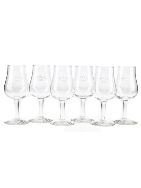 Offley Port Glasses  6 x 14cm