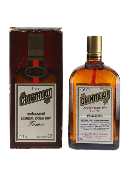 Cointreau Extra Dry Bottled 1970s 100cl / 40%