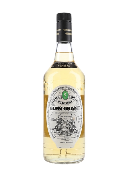 Glen Grant 1986 5 Year Old Bottled 1990s 100cl / 40%