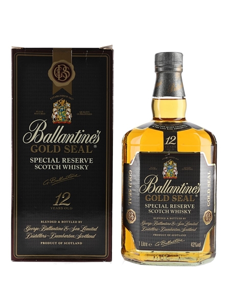 Ballantine's Gold Seal 12 Year Old Duty Free 100cl / 43%