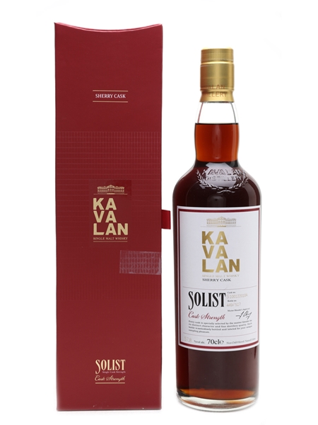 Kavalan Solist Sherry Cask Distilled 2010 70cl / 57.8%