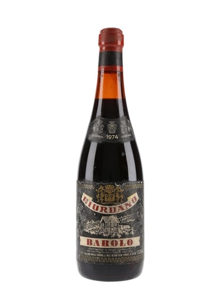 1974 Barolo Giordano  75cl / 13.2%