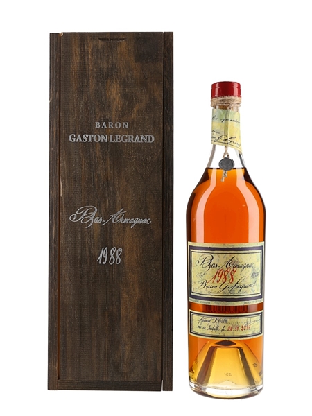 Baron Gaston Legrand 1988 Bottled 2017 - Bas Armagnac 70cl / 40%