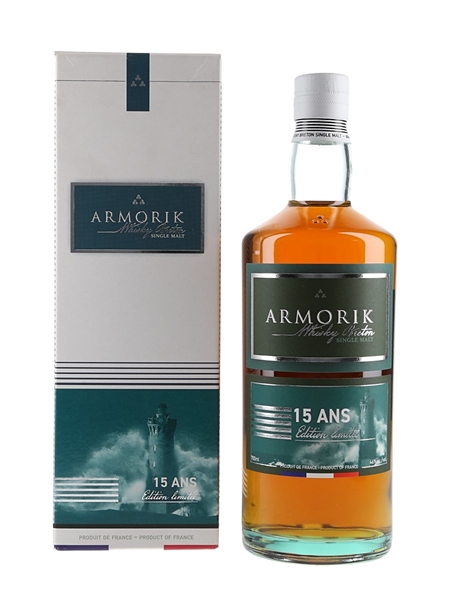 Armorik 15 Year Single Malt Breton Whisky 70cl / 46%