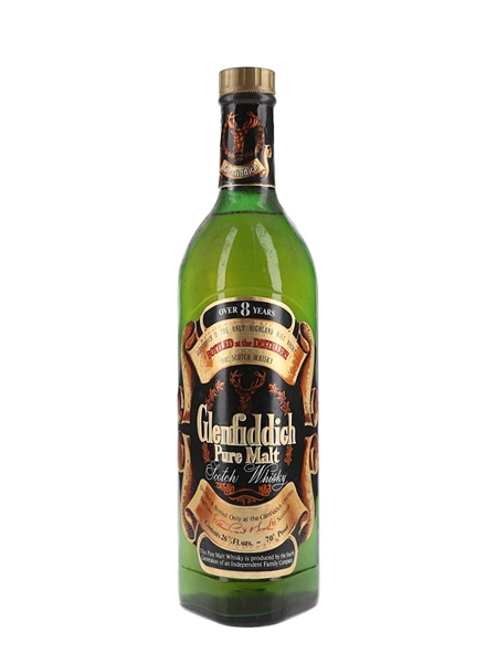 Glenfiddich 8 Year Old Pure Malt Bottled 1970s 75.7cl / 40%