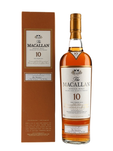 Macallan 10 Year Old Sherry Oak Bottled 2000s - First 100 Bottlings 70cl / 40%