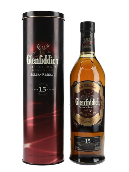 Glenfiddich 15 Year Old Solera Reserve 70cl / 40%