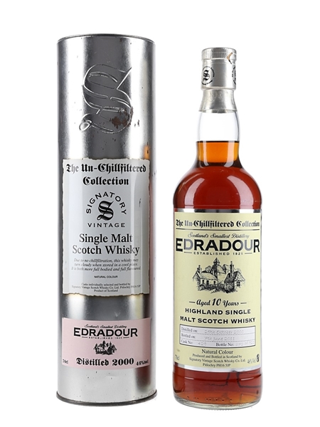 Edradour 2000 10 Year Old Cask 429 Bottled 2011 - Signatory Vintage 70cl / 46%