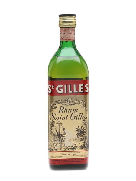 Saint Gilles Rhum Bottled 1960s - Stock 75cl / 45%