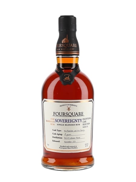 Foursquare Sovereignty 14 Year Old Bottled 2021 - Exceptional Cask Selection Mark XIX 70cl / 62%