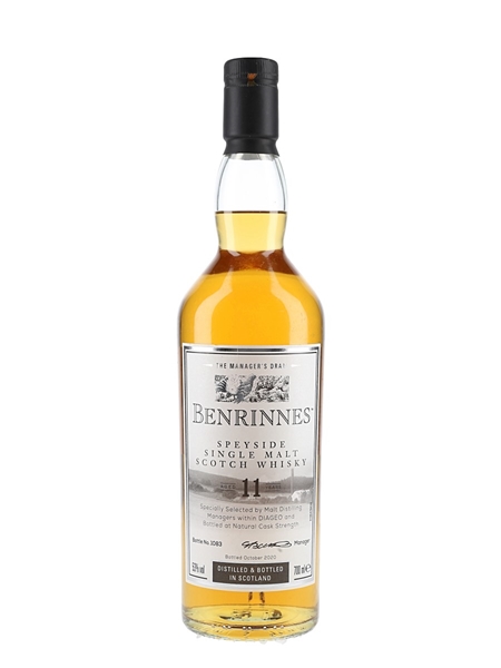 Benrinnes 11 Year Old Bottled 2020 - The Manager's Dram 70cl / 53%