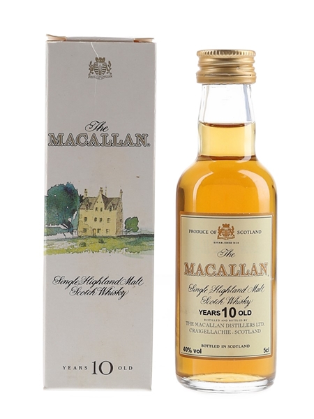 Macallan 10 Year Old Bottled 1990s 5cl / 40%