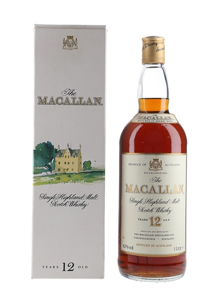 Macallan 12 Year Old Bottled 1990s 100cl / 43%