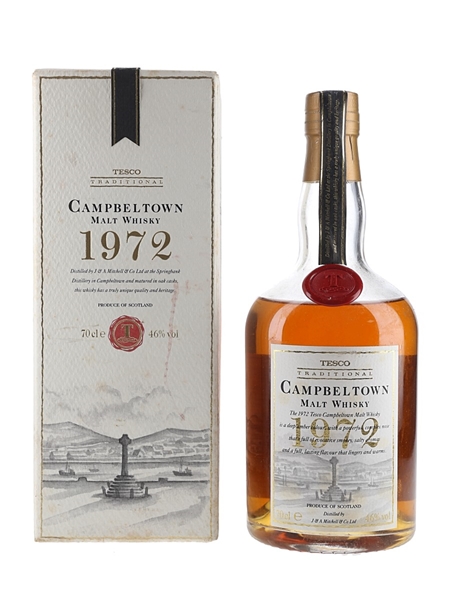 Campbeltown 1972 (Springbank) Bottled 1990s - Tesco 70cl / 46%