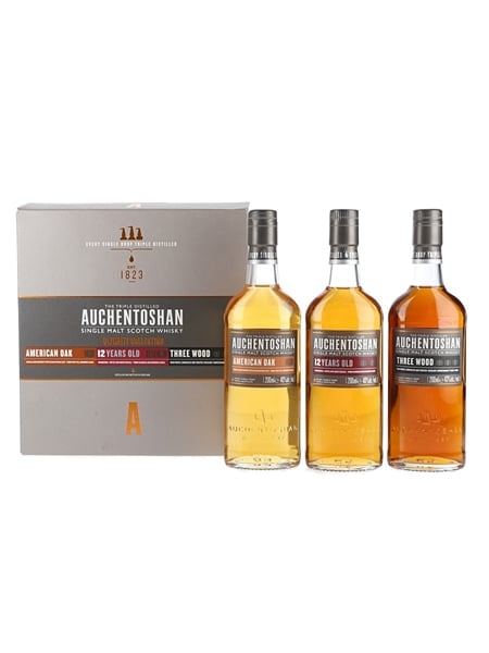 Auchentoshan Ultimate Collection Gift Pack 3 x 20cl