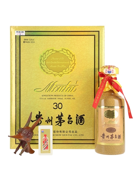 Kweichow Moutai 30 Year Old Baijiu  50cl / 53%